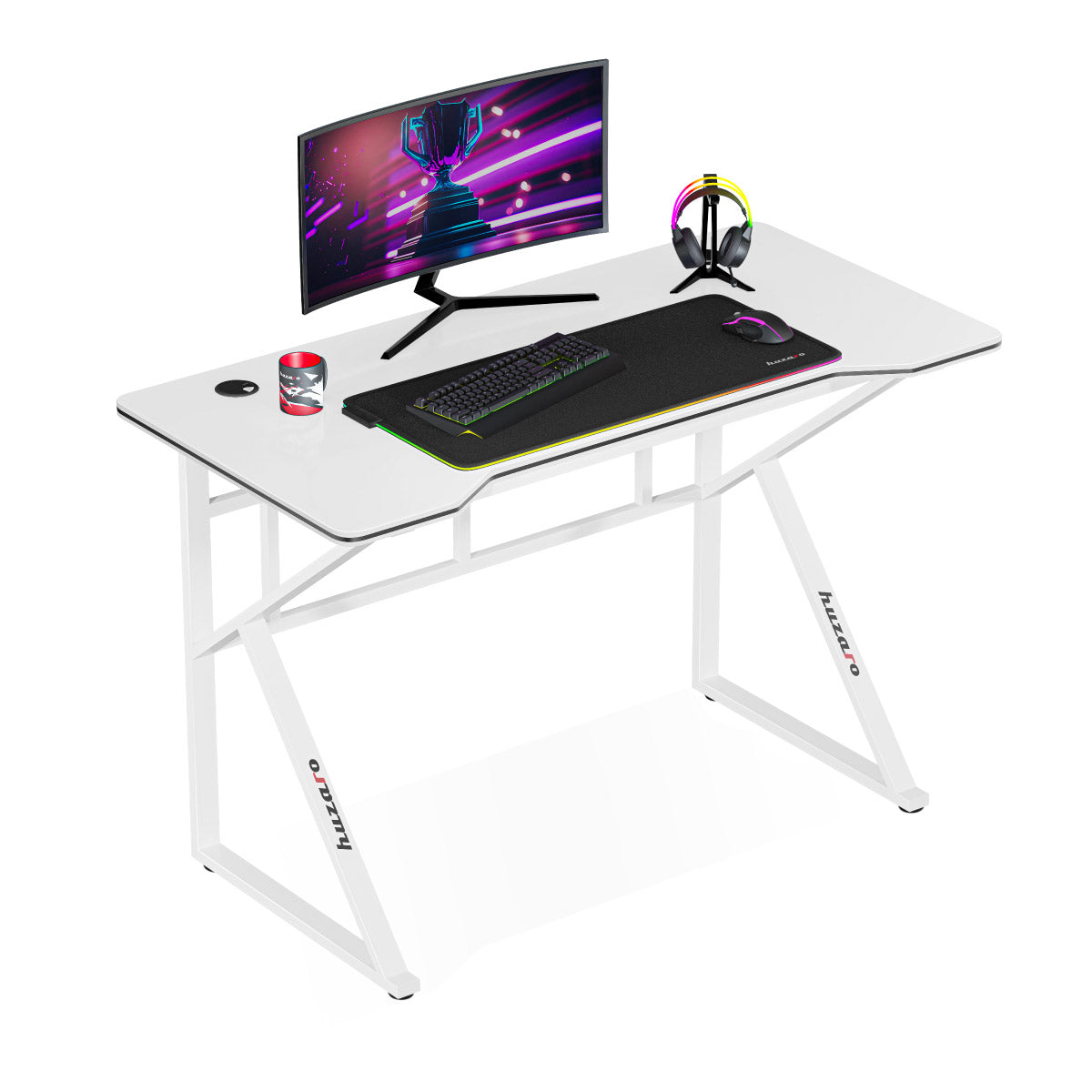 Huzaro Hero 1.6 White 120 cm Gaming Desk