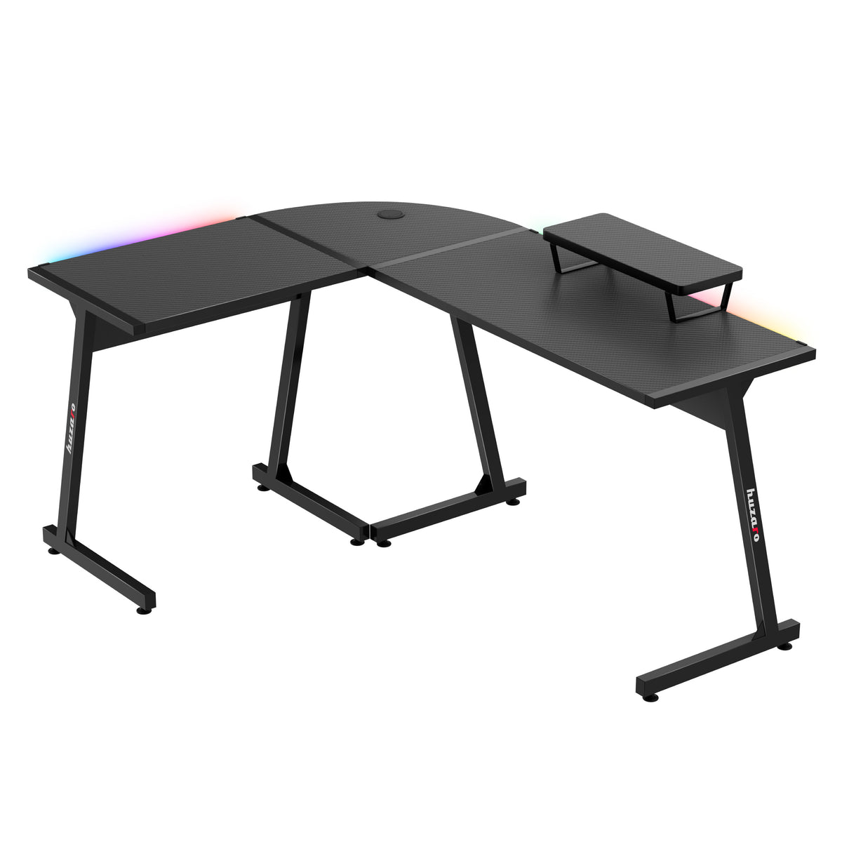 HUZARO HERO 6.0 Black RGB Smart 147 cm Gaming Desk