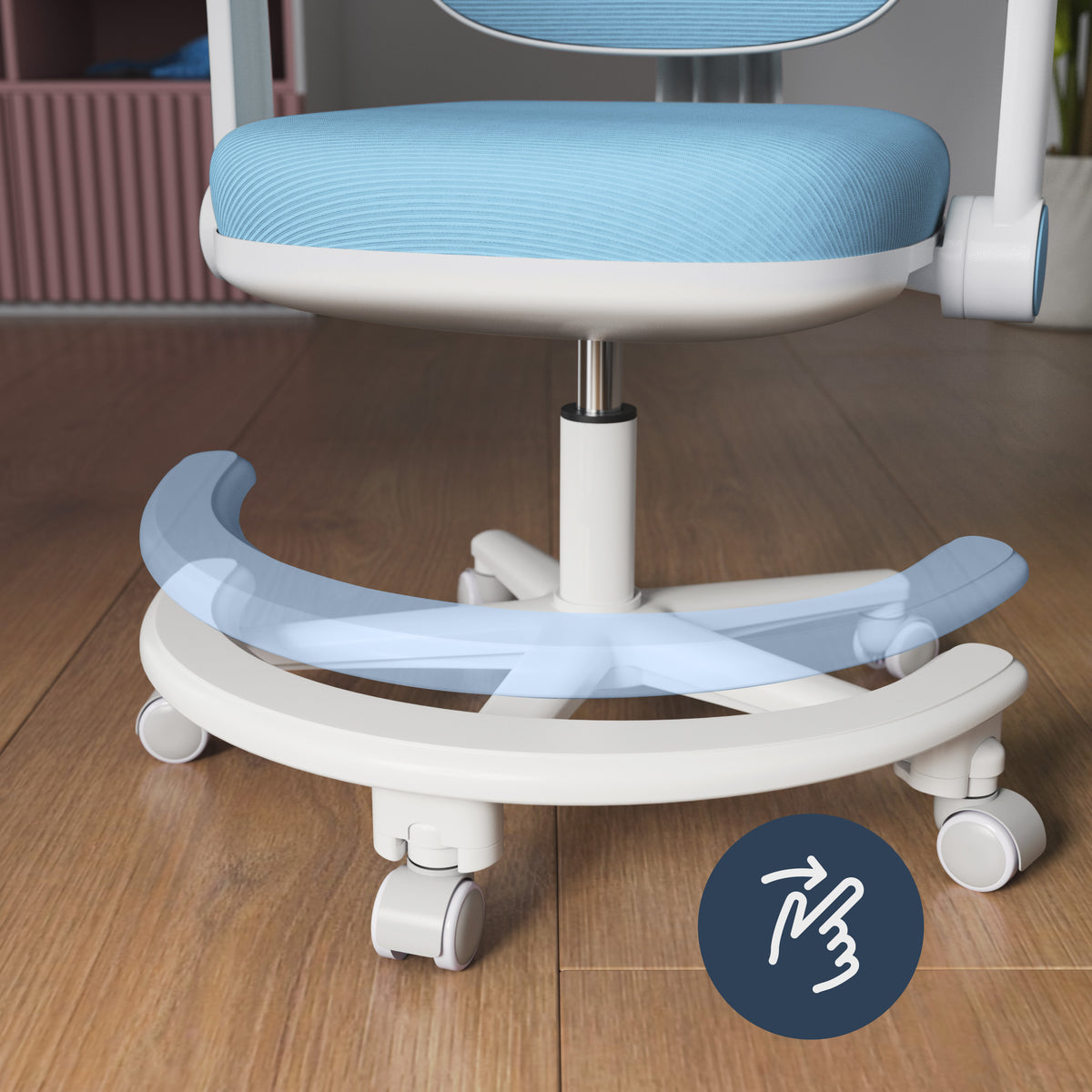 Mark Adler Junior 3.6 Blue – an ergonomic desk chair for children