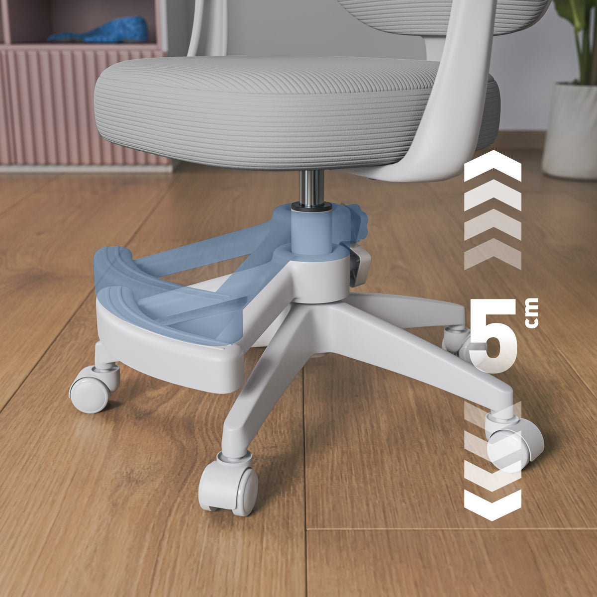 Mark Adler Junior 3.1 Grey children’s swivel chair