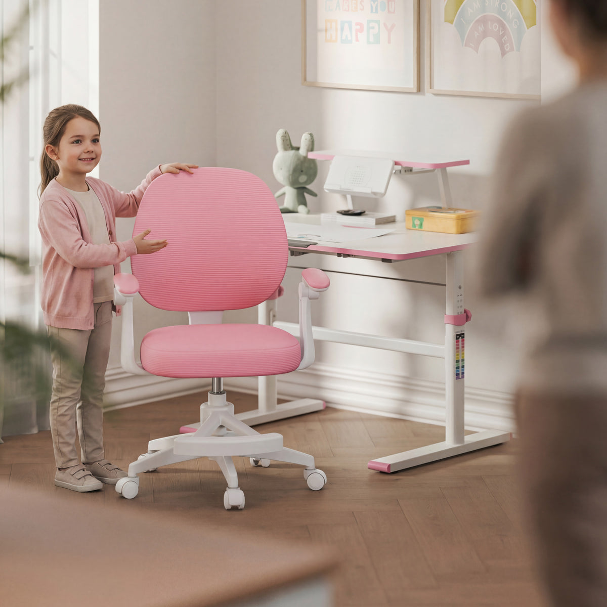 Mark Adler Junior 3.1 Pink children’s swivel chair