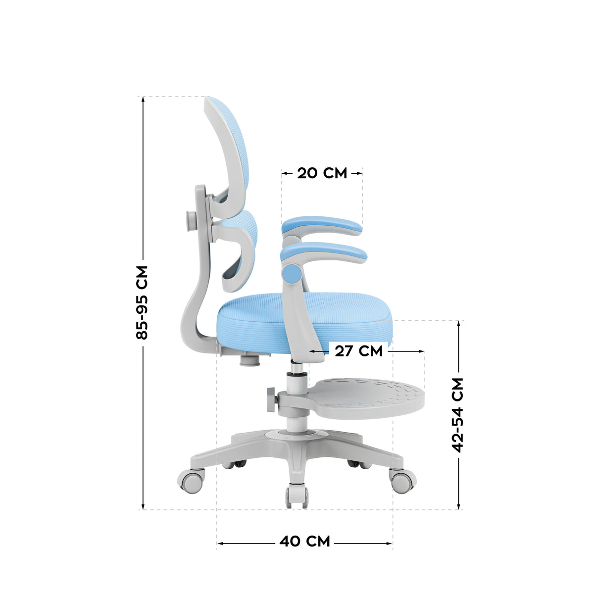 Mark Adler Junior 4.4 Blue Ergonomic Children’s Armchair