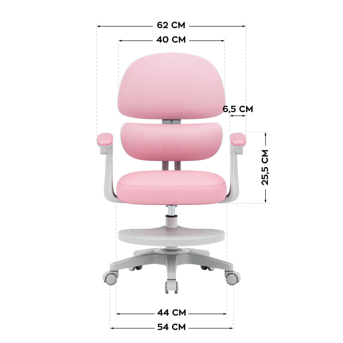 Mark Adler Junior 4.4 Pink Ergonomic Children’s Armchair – OUTLET
