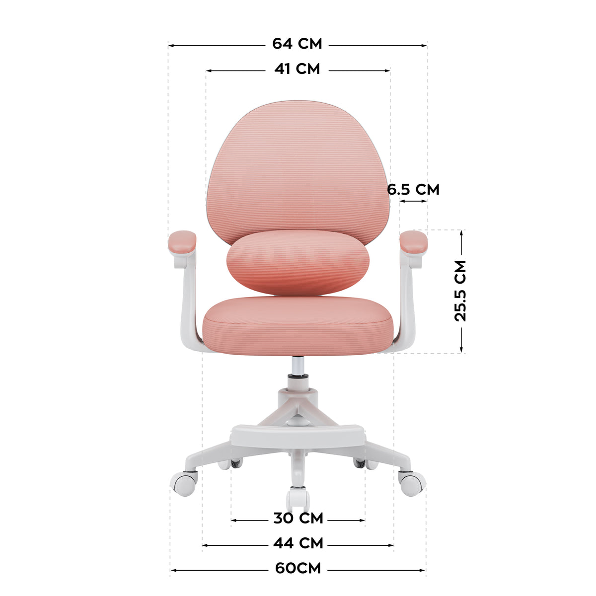 Mark Adler Junior 4.5 Pink children’s desk chair
