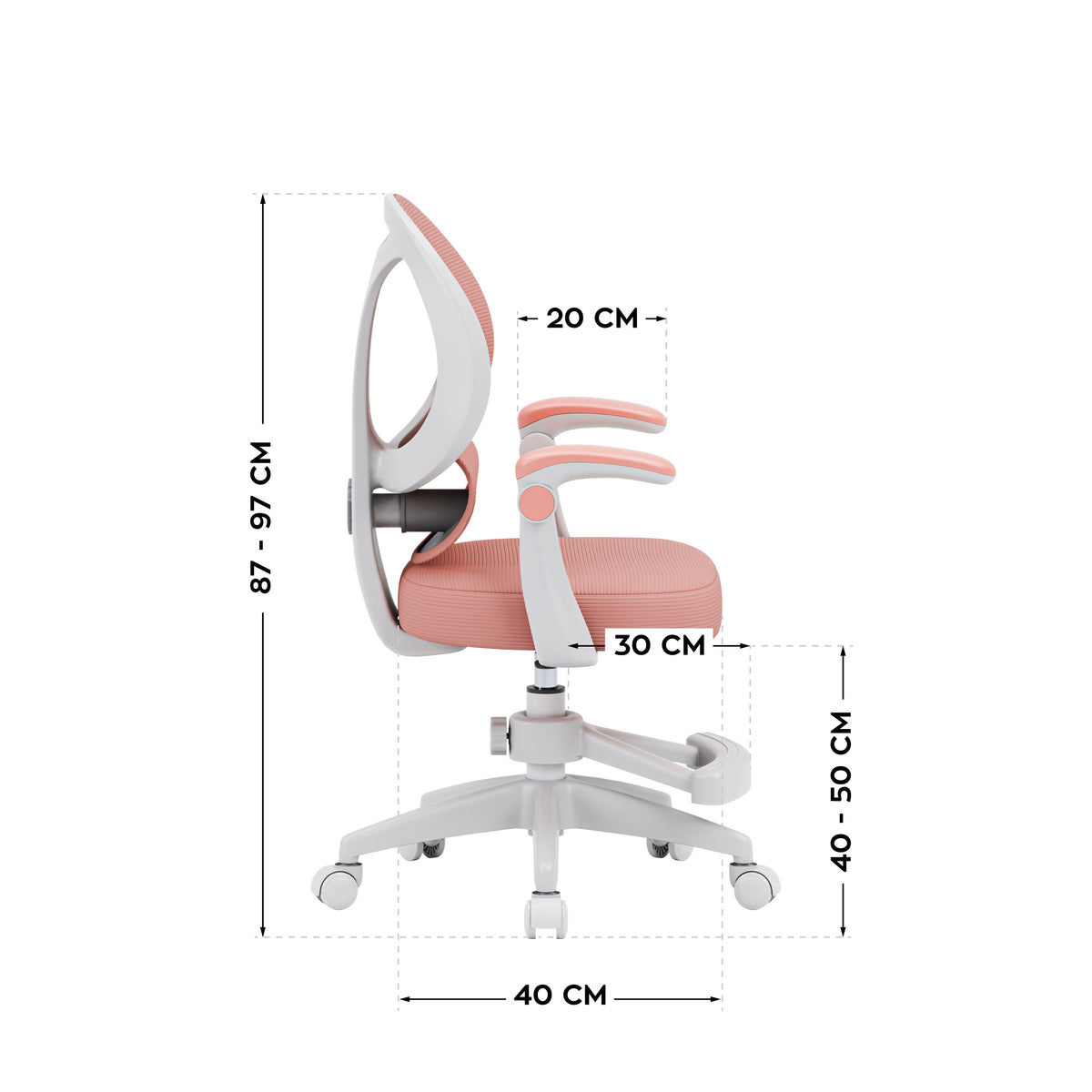 Mark Adler Junior 4.5 Pink children’s desk chair