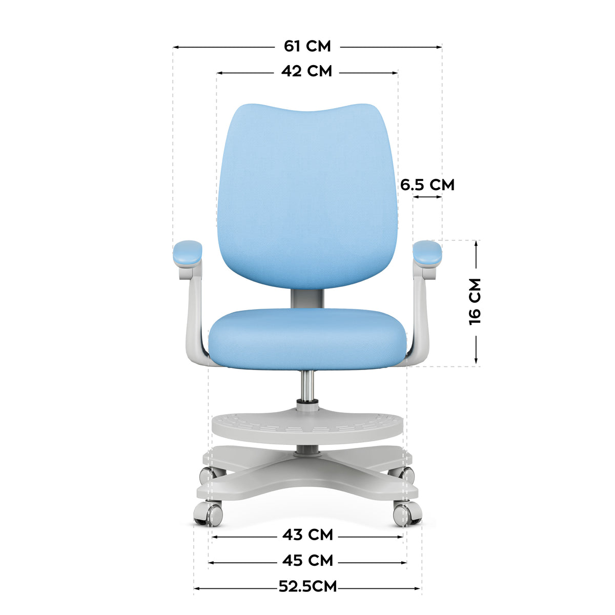 Mark Adler Junior 4.6 Blue Ergonomic Children’s Armchair