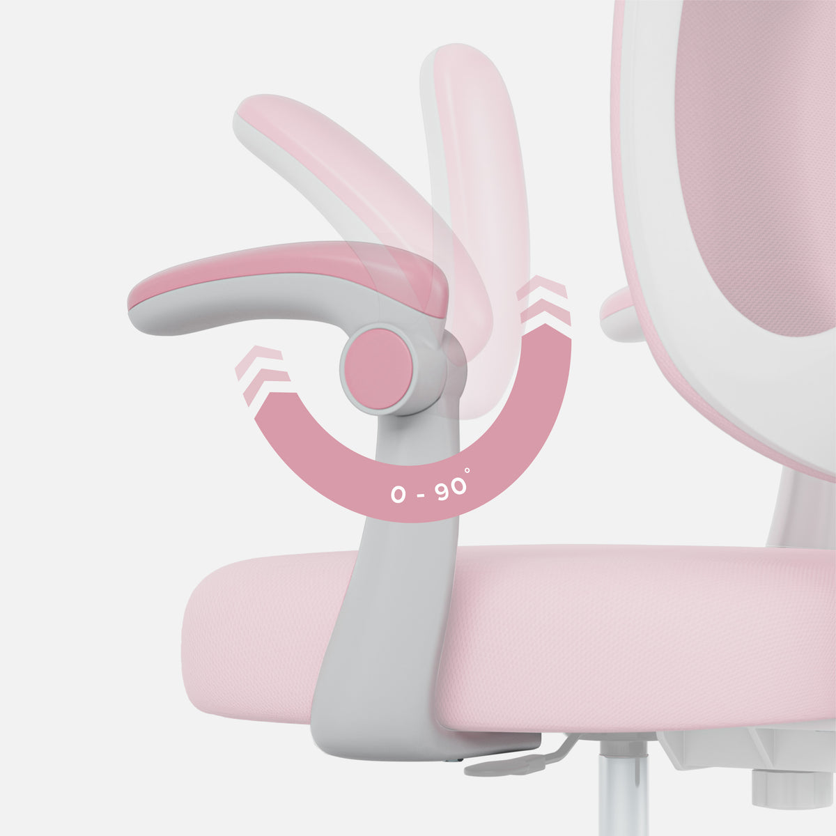 Mark Adler Junior 4.6 Pink Ergonomic Children's Chair – OUTLET