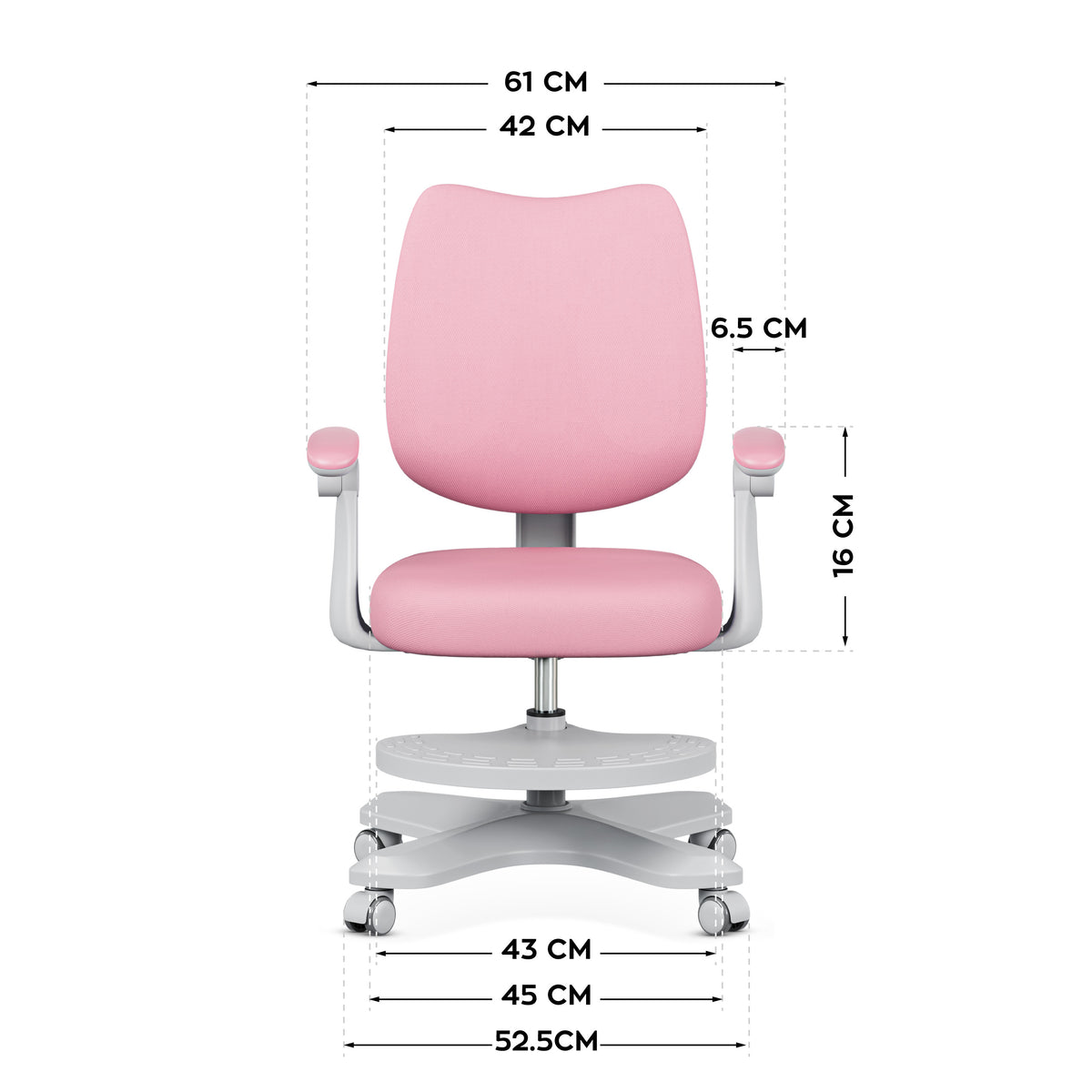 Mark Adler Junior 4.6 Pink Ergonomic Children’s Armchair
