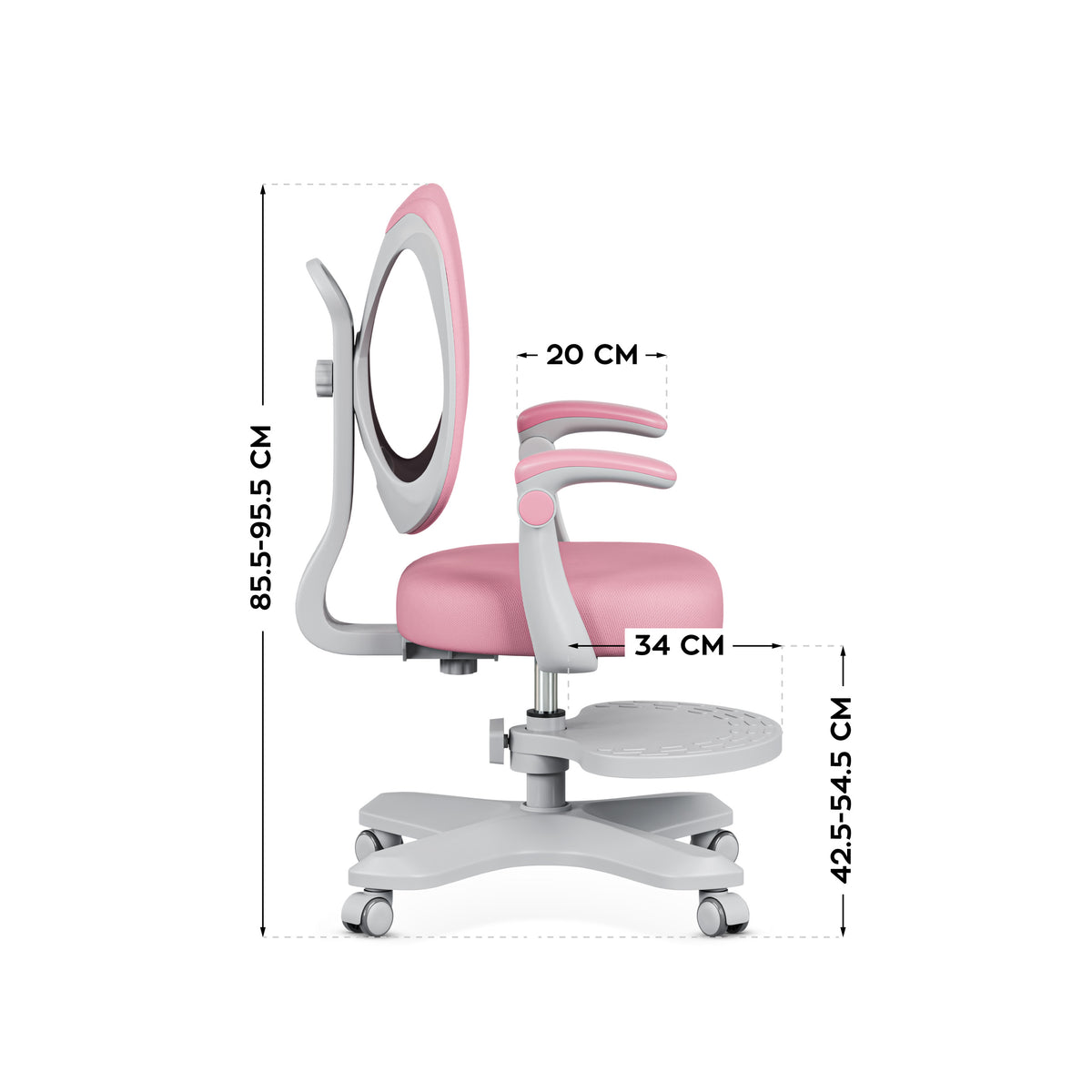 Mark Adler Junior 4.6 Pink Ergonomic Children’s Armchair