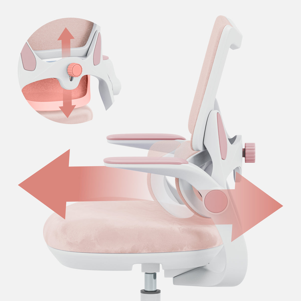 Mark Adler Junior 5.7 Pink children’s desk chair