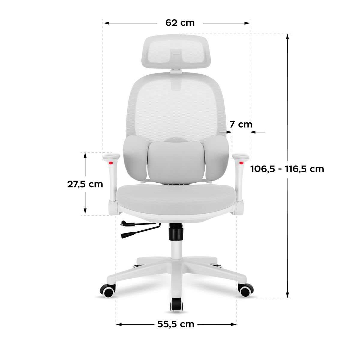 Mark Adler Junior 6.3 Grey Ergonomic Children’s Armchair