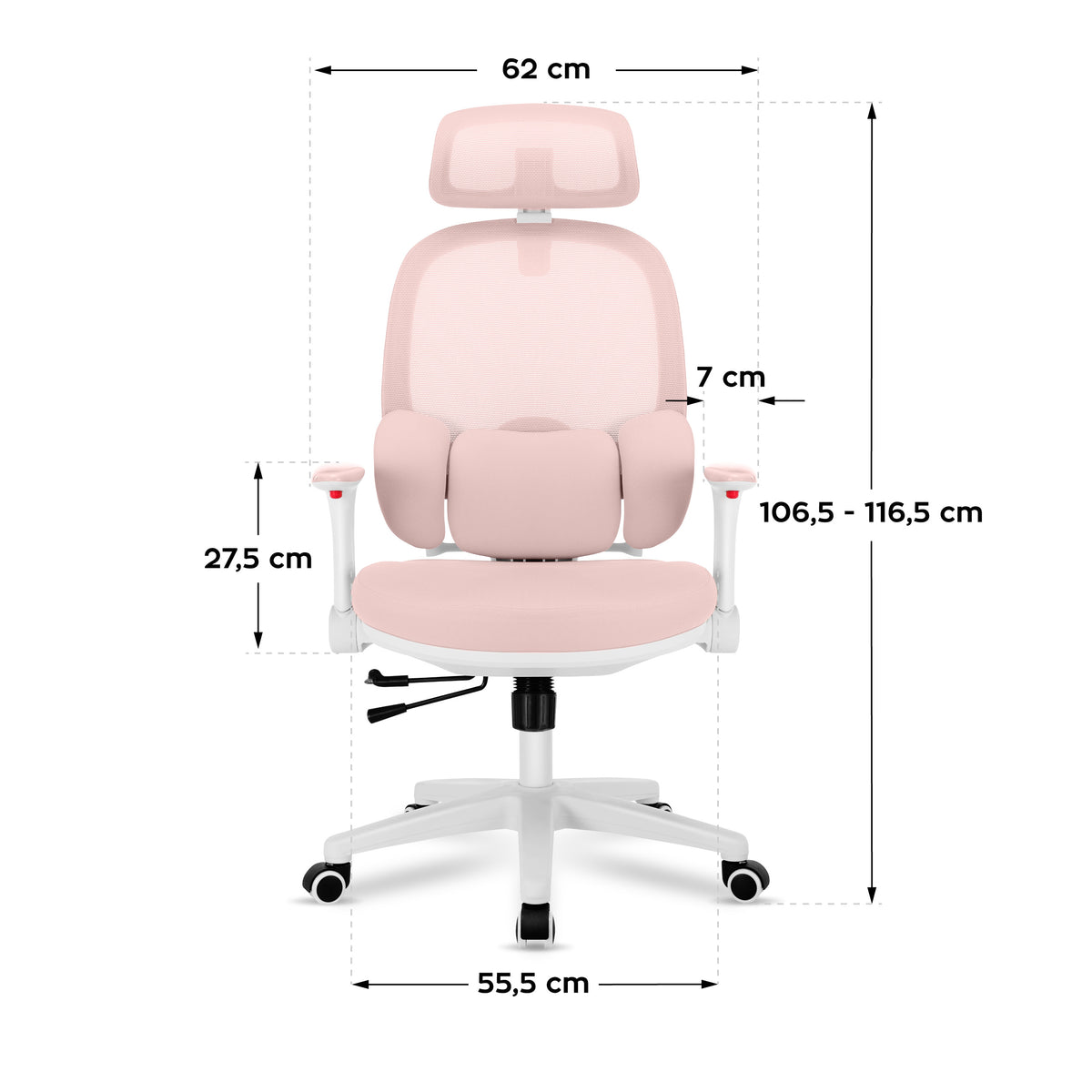 Mark Adler Junior 6.3 Pink Ergonomic Child’s Armchair