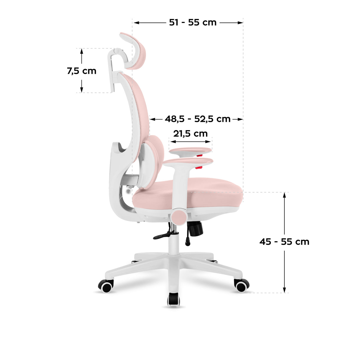 Mark Adler Junior 6.3 Pink Ergonomic Child’s Armchair