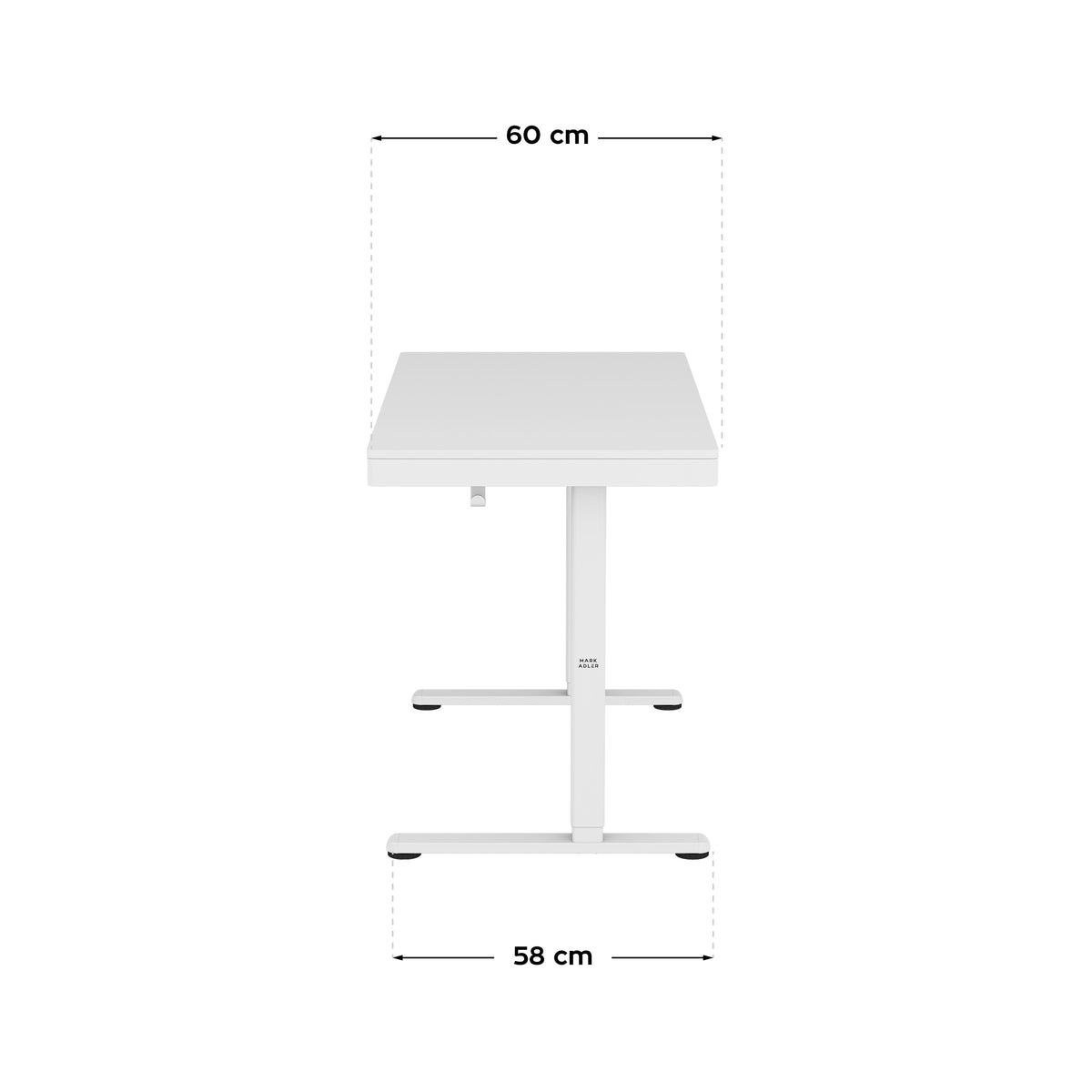 Mark Adler Leader 8.2 White 120 cm Electric Desk – OUTLET