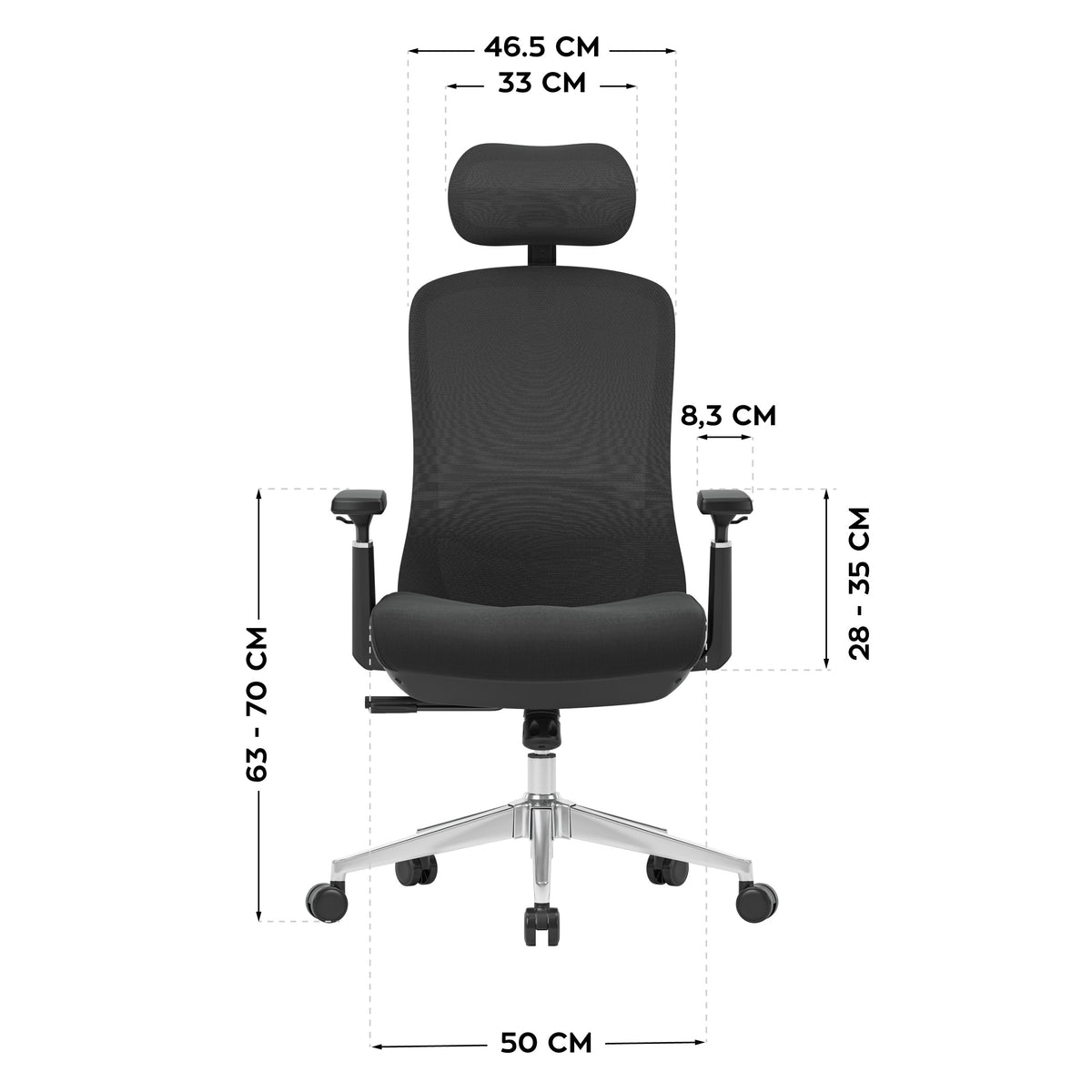 Mark Adler Leadpro 6.0 Black massage office chair