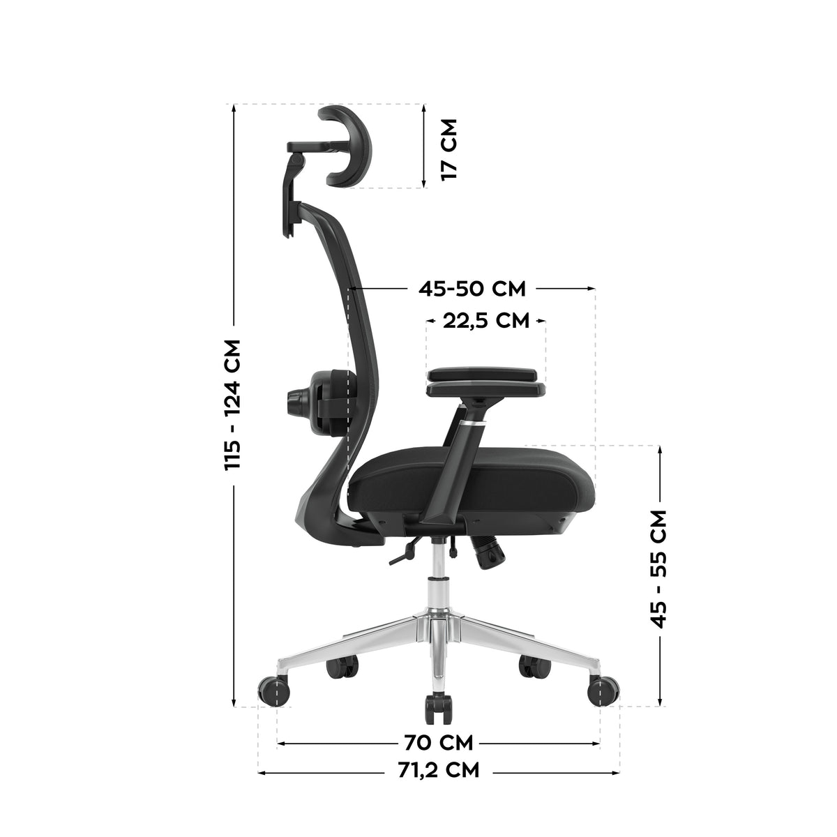 Mark Adler Leadpro 6.0 Black massage office chair