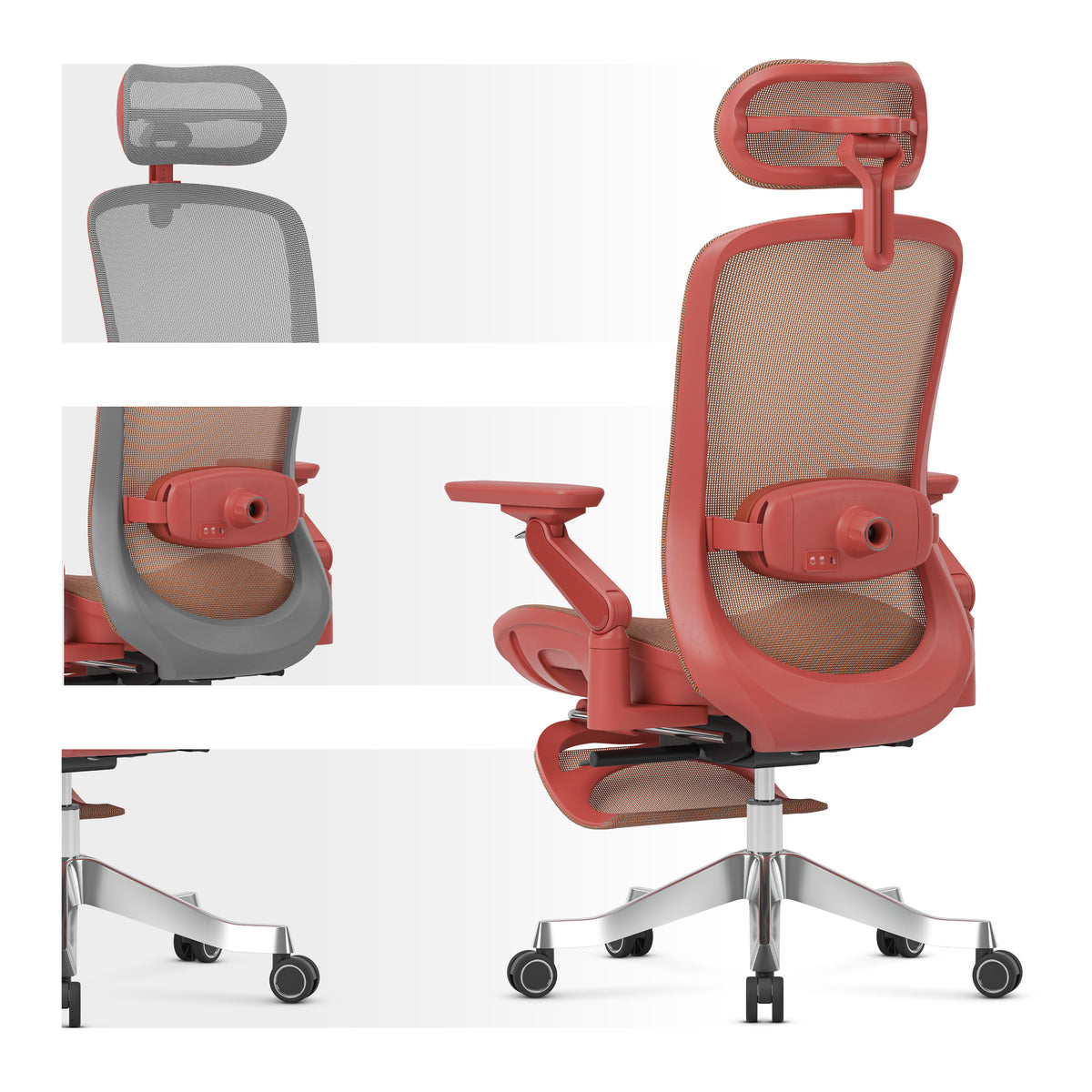 Mark Adler Leadpro 8.7 Red Ergonomic Massage Armchair
