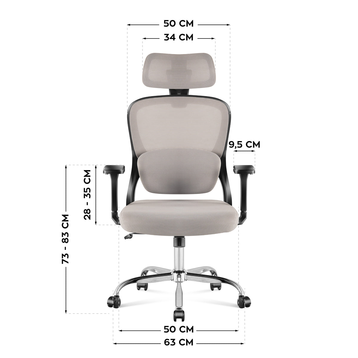 Mark Adler Manager 3.2 Grey office chair
