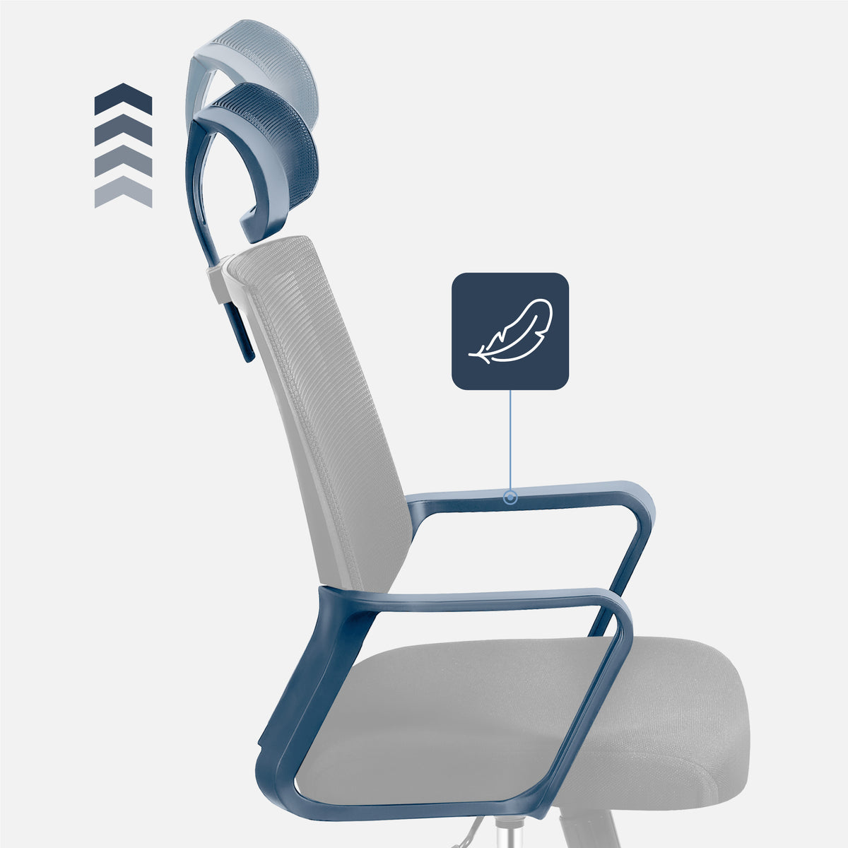 Spinal support and an adjustable headrest