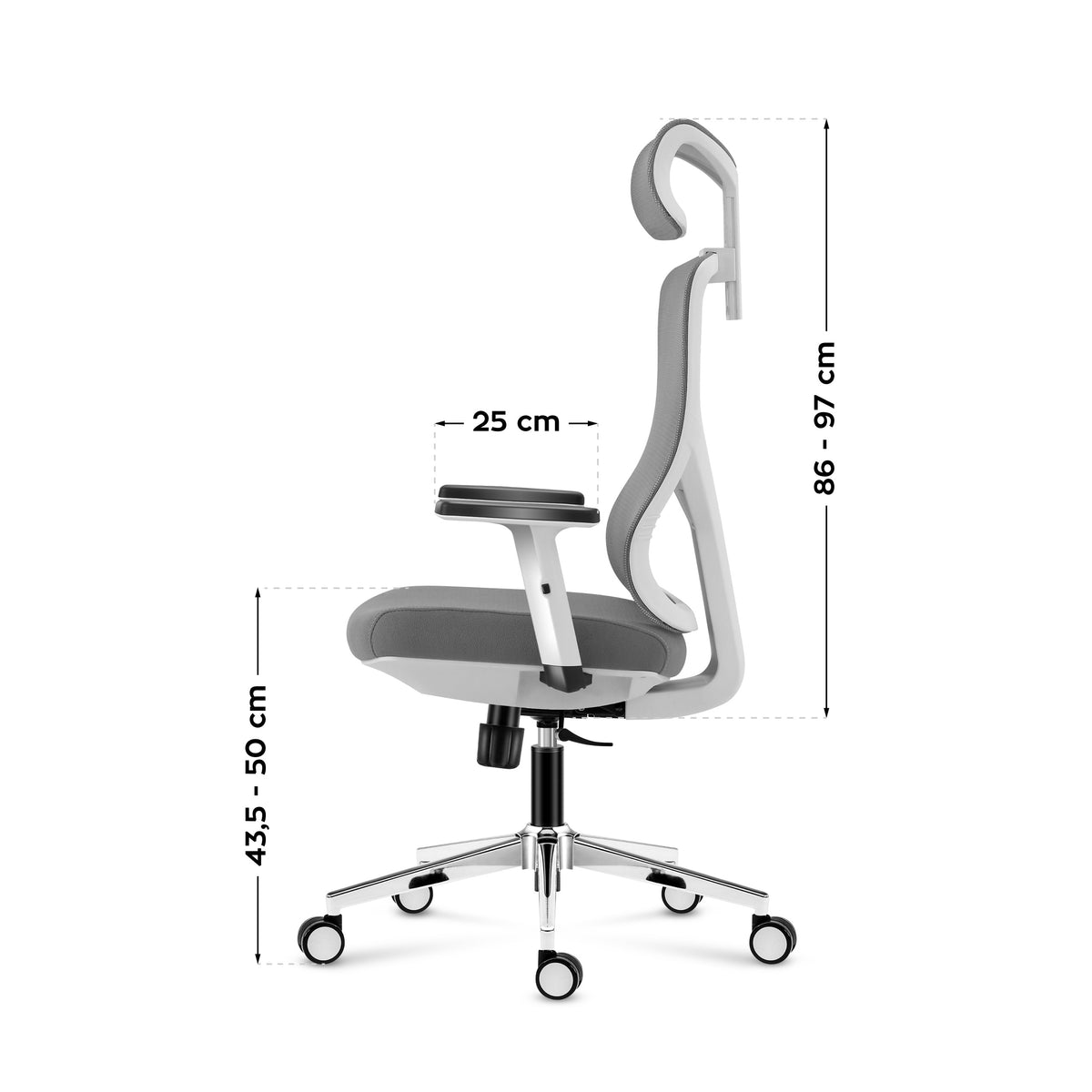Mark Adler Manager 3.3 White Ergonomic Armchair