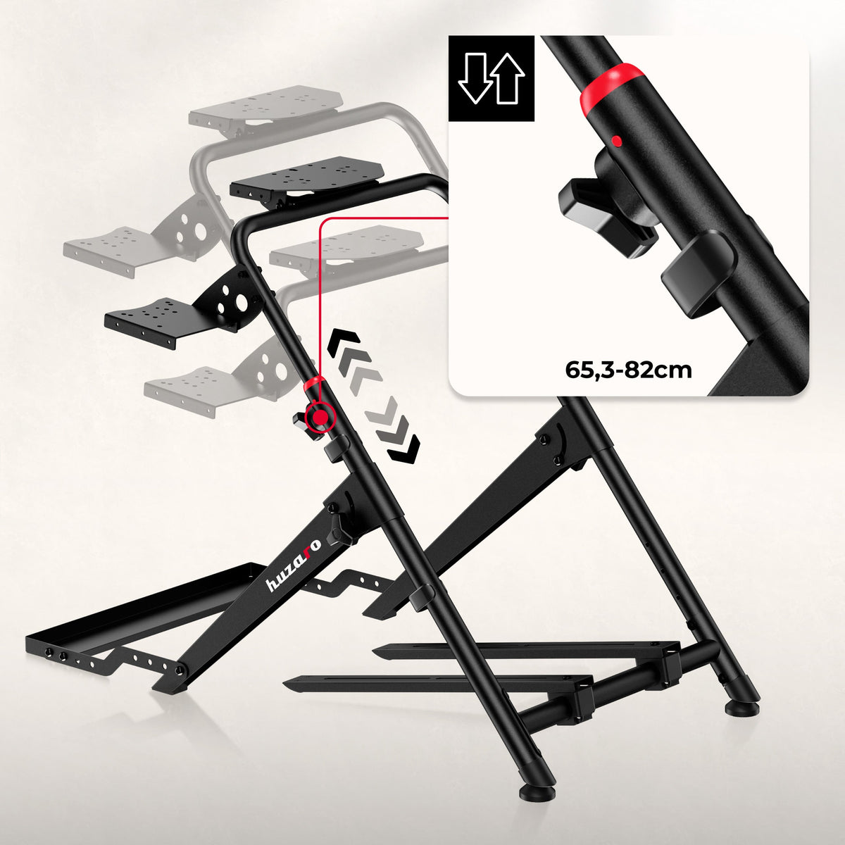 Handlebar stand – height-adjustable