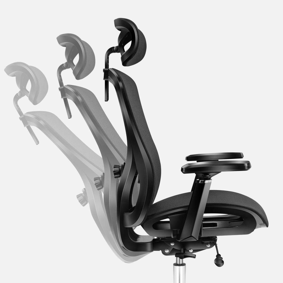 Reclining backrest