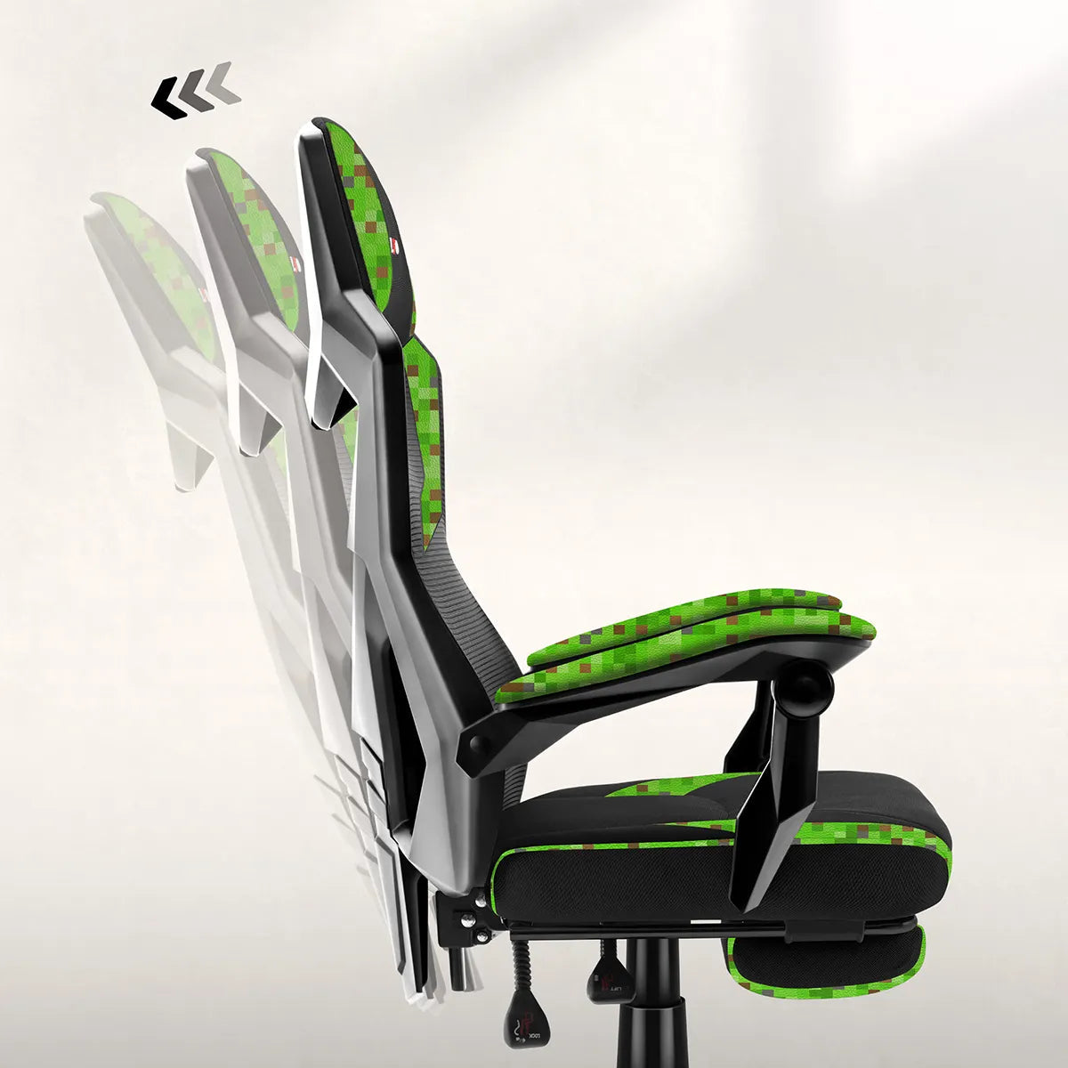 FlexiBack – tilt angle adjustment up to 135°