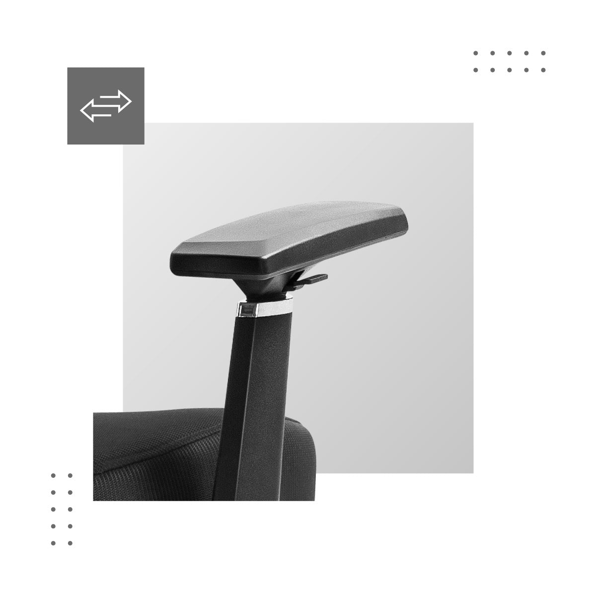 3D-adjustable armrests