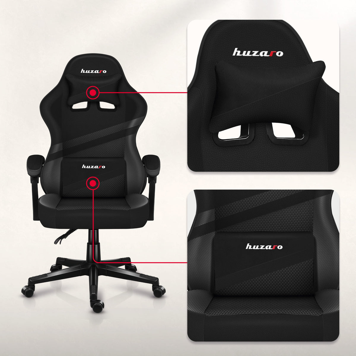 Lumbar cushion and neck muscle cushion