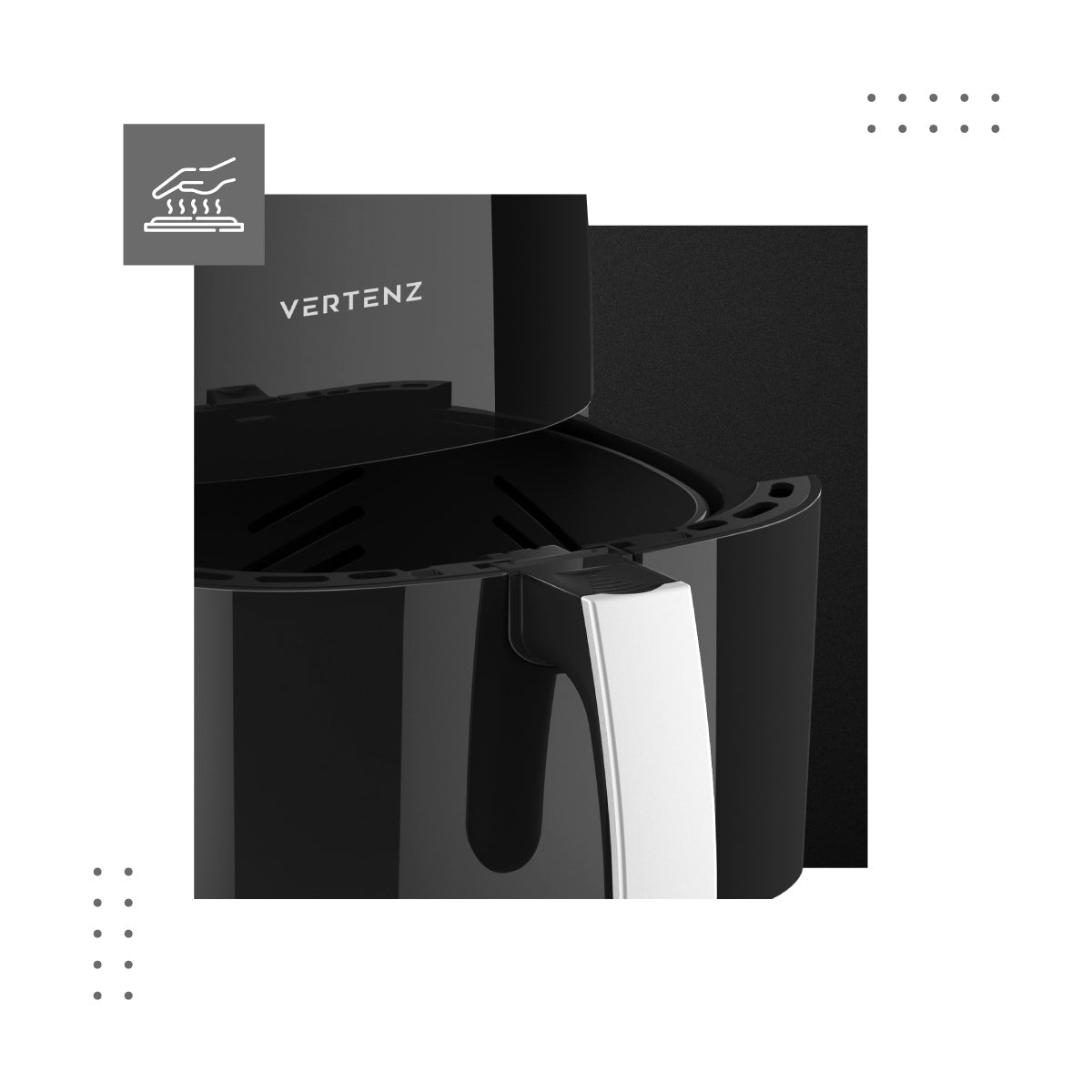 ColdTech cool-touch handle
