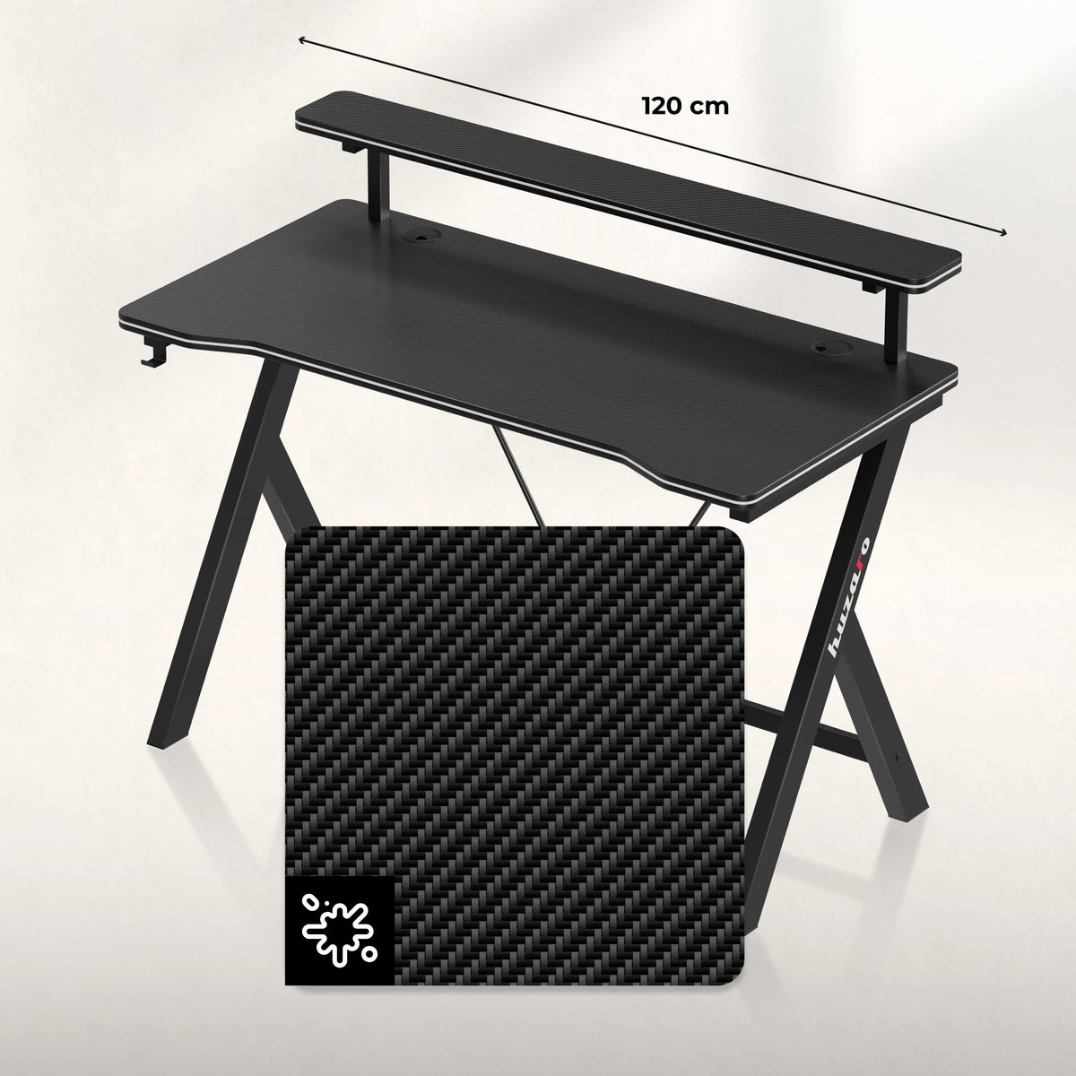 A carbon-fibre-inspired coating