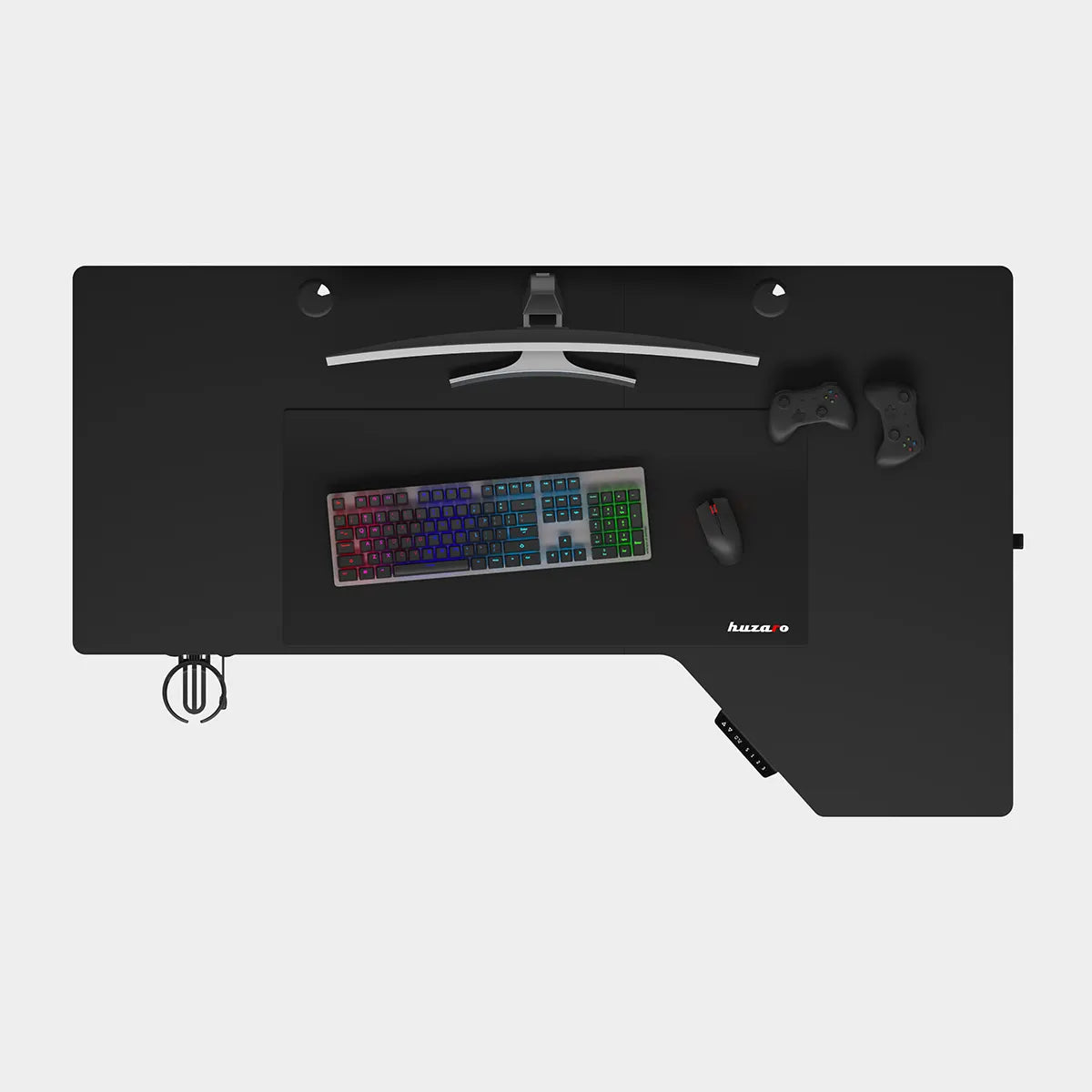 Ergonomic workstation layout