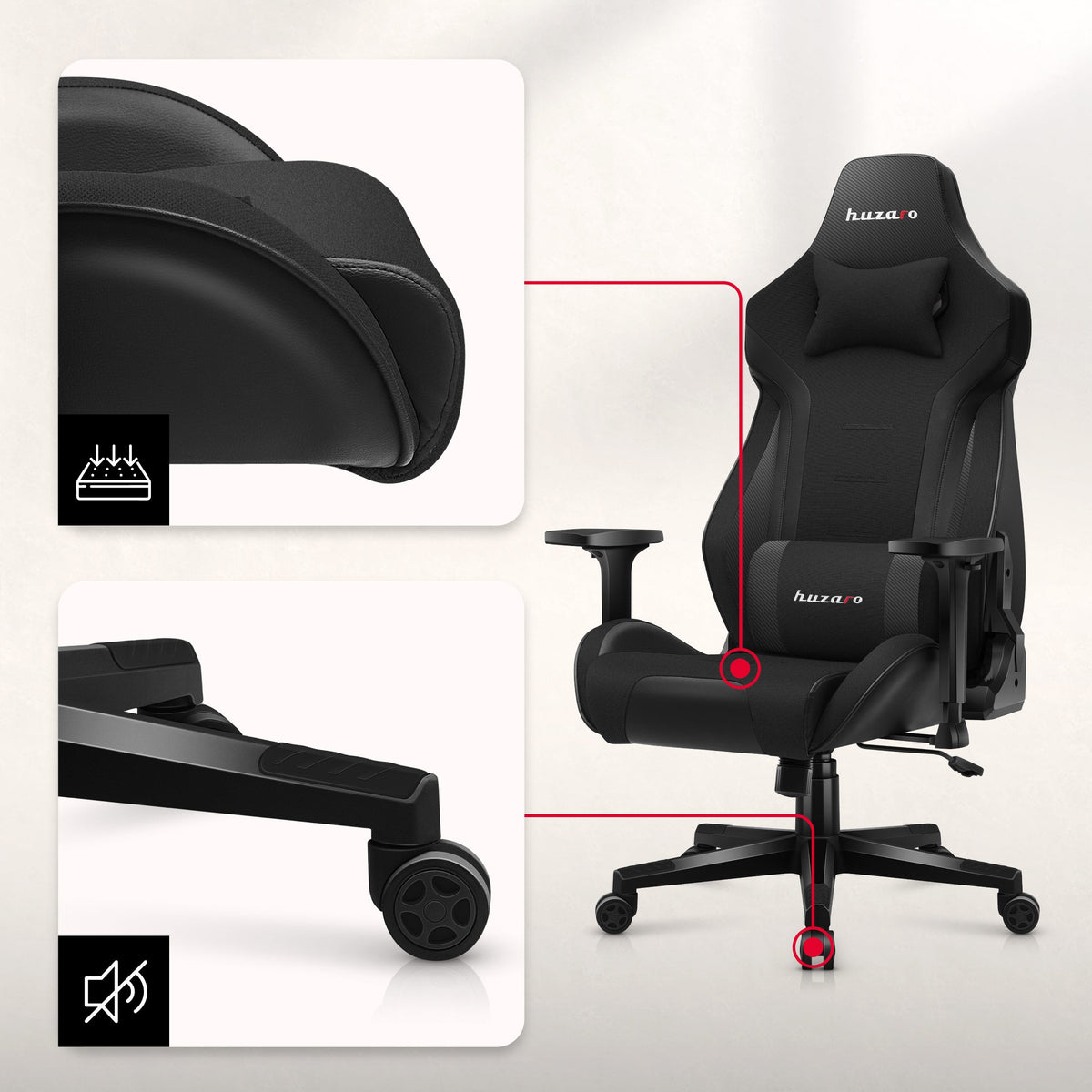 Seat and backrest resistant to deformation