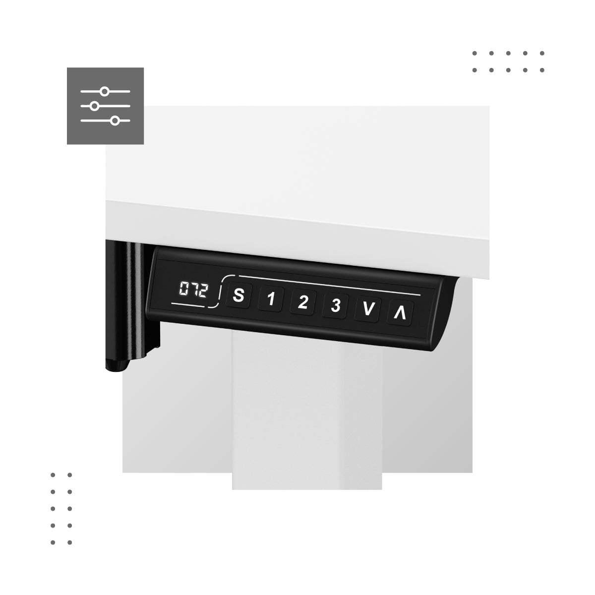 Handy control panel with settings memory