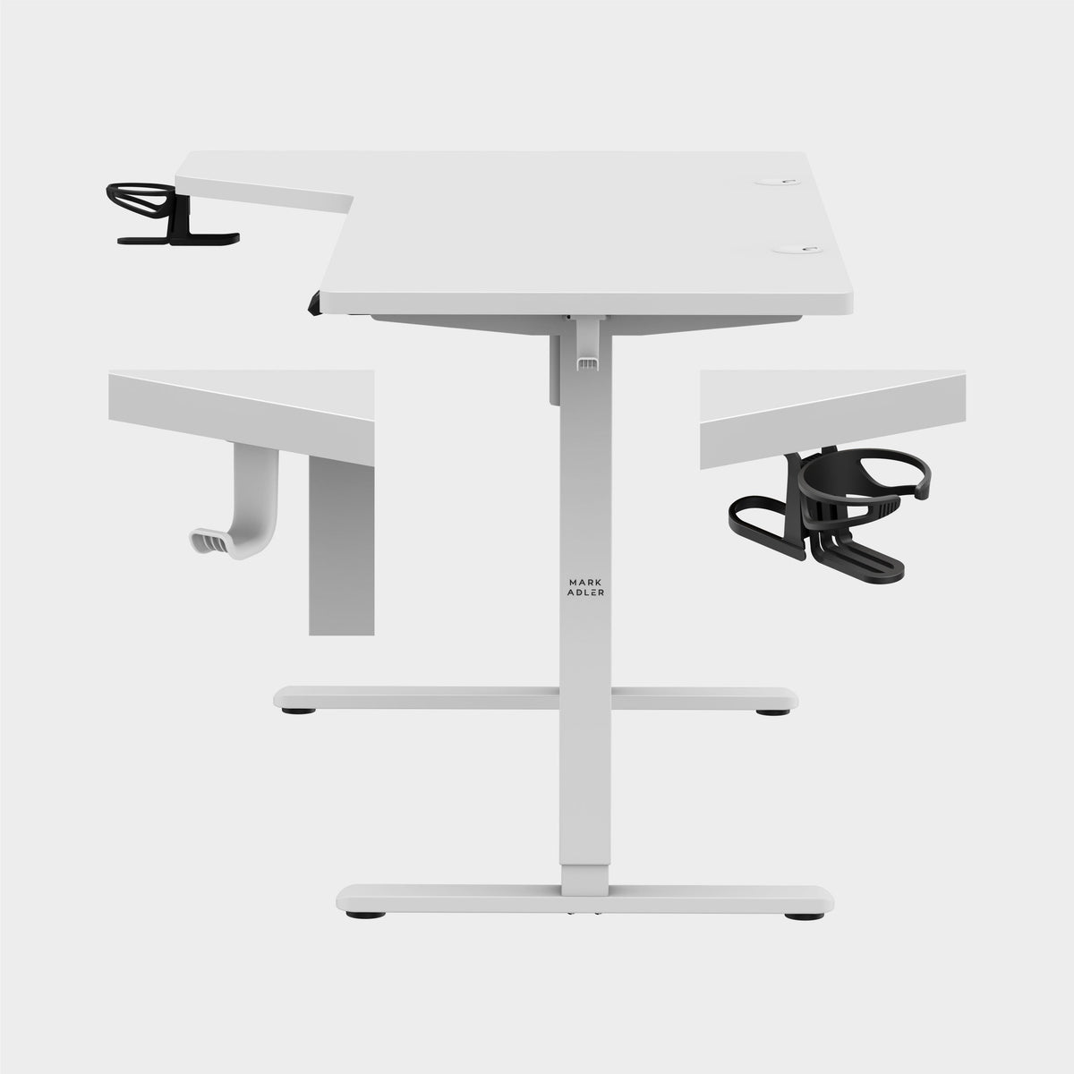 Versatile assembly – adapt the desk to suit your space