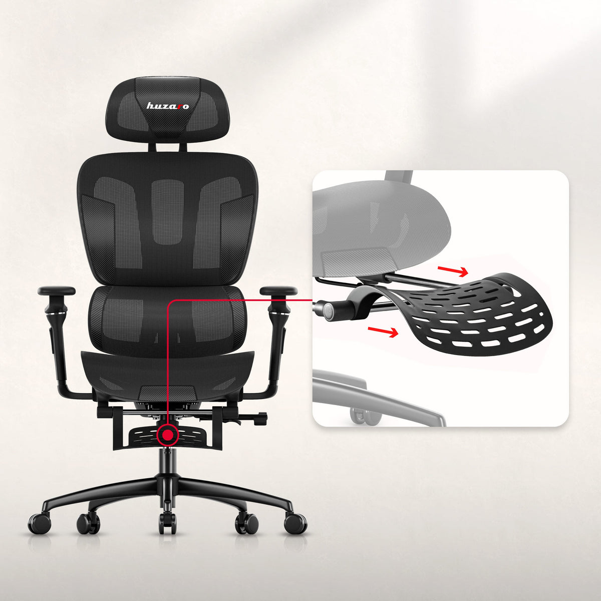 Retractable footrest