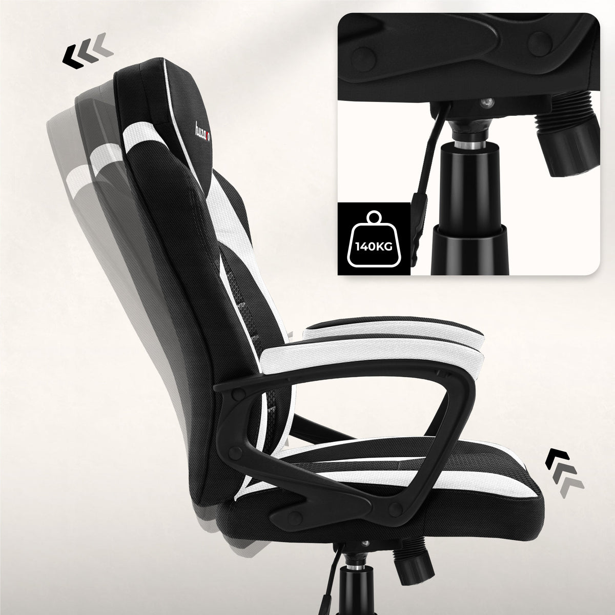 Comfortable rocking in an armchair