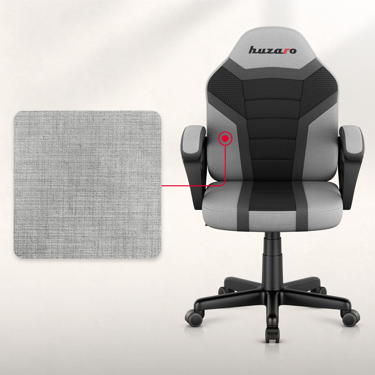 HUZARO RANGER 1.0 Grey Mesh Children’s Gaming Chair