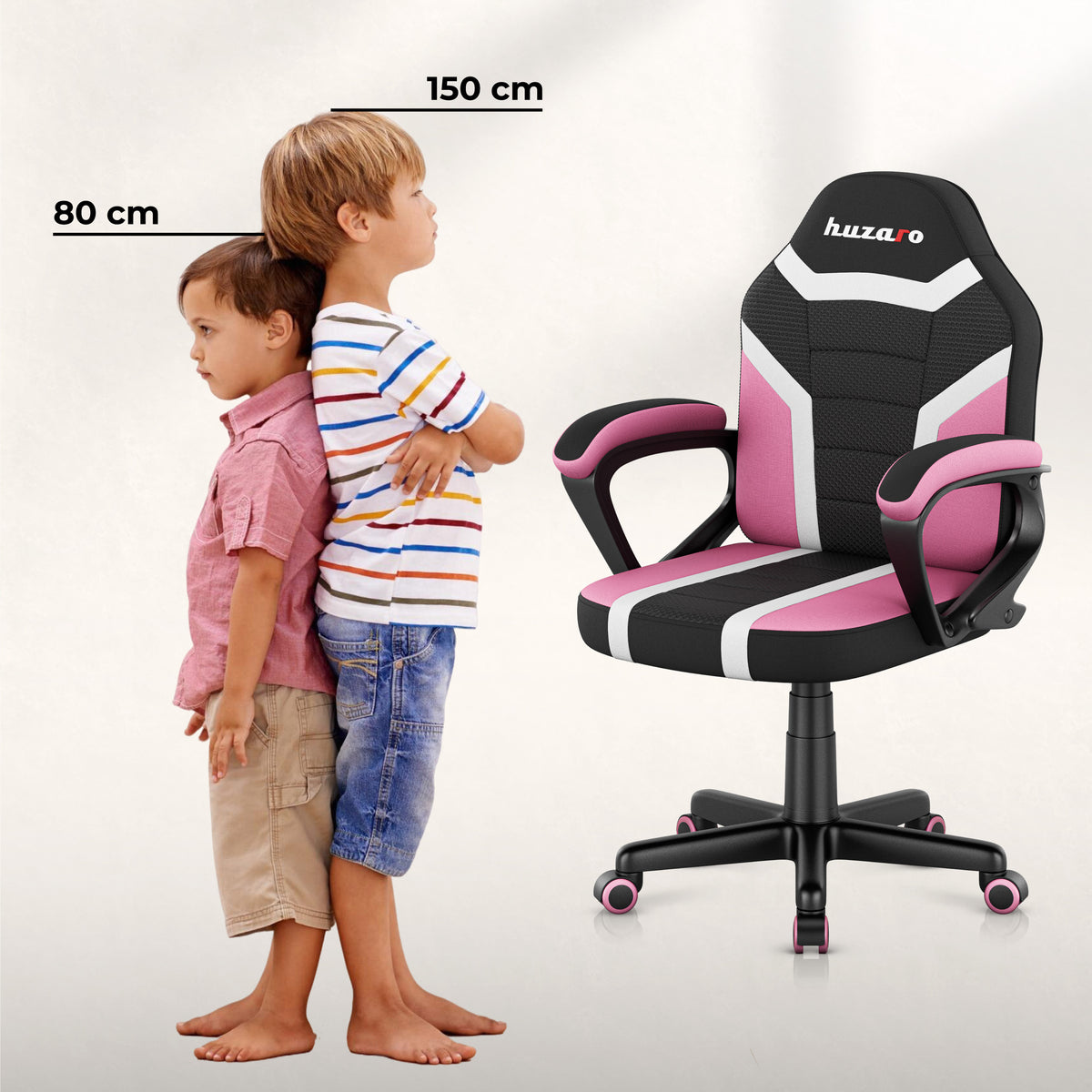 HUZARO RANGER 1.0 Pink Mesh Children's Gaming Chair