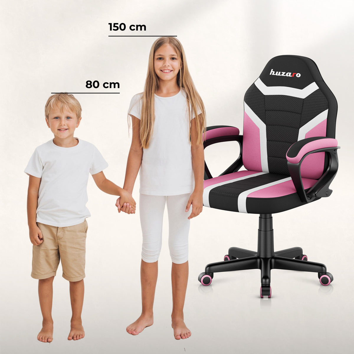 HUZARO RANGER 1.0 Pink Mesh Children's Gaming Chair