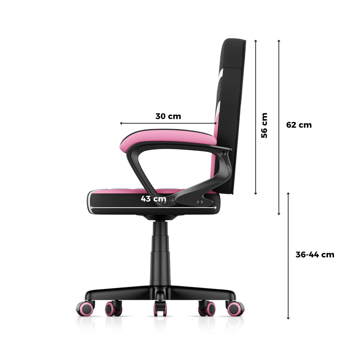 HUZARO RANGER 1.0 Pink Mesh Children’s Gaming Chair – OUTLET