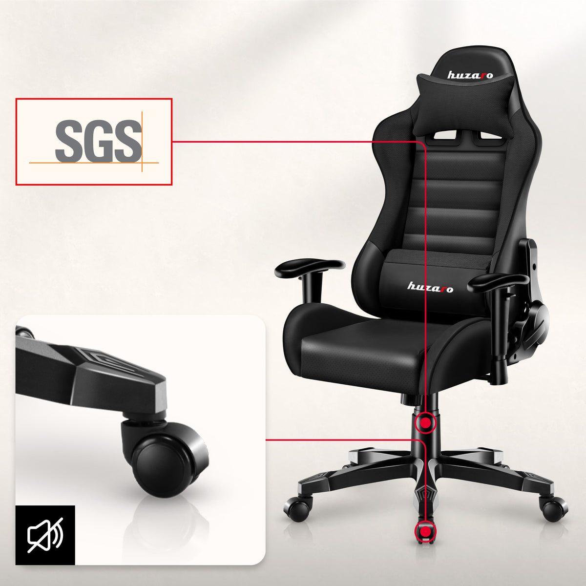 Huzaro RANGER 6.0 Black Children’s Gaming Chair