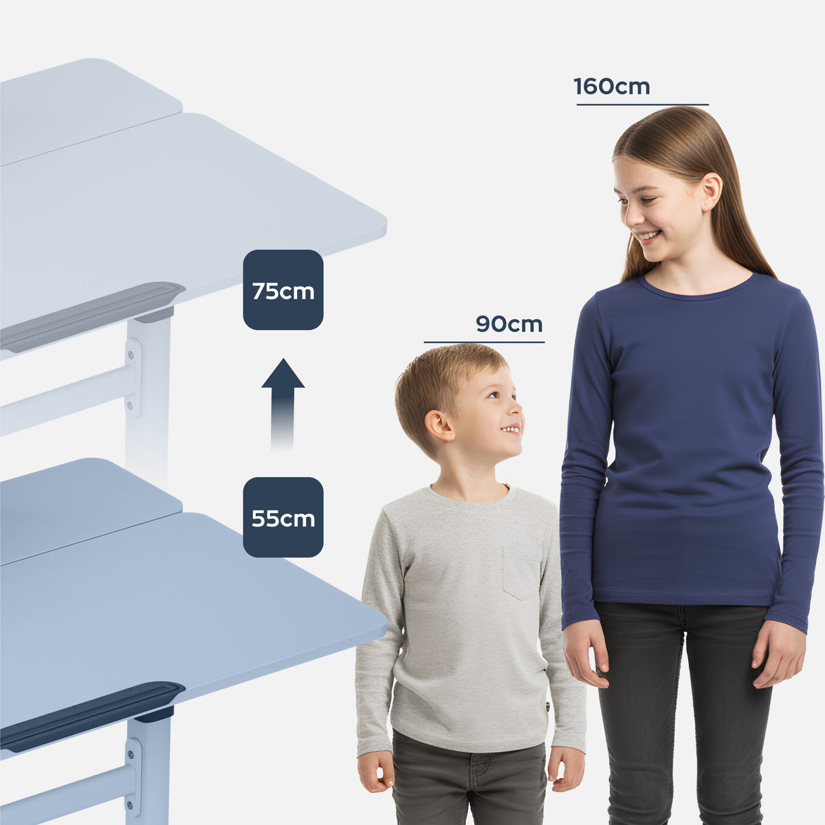 Mark Adler Study 3.7 Pink 90 cm adjustable children’s desk