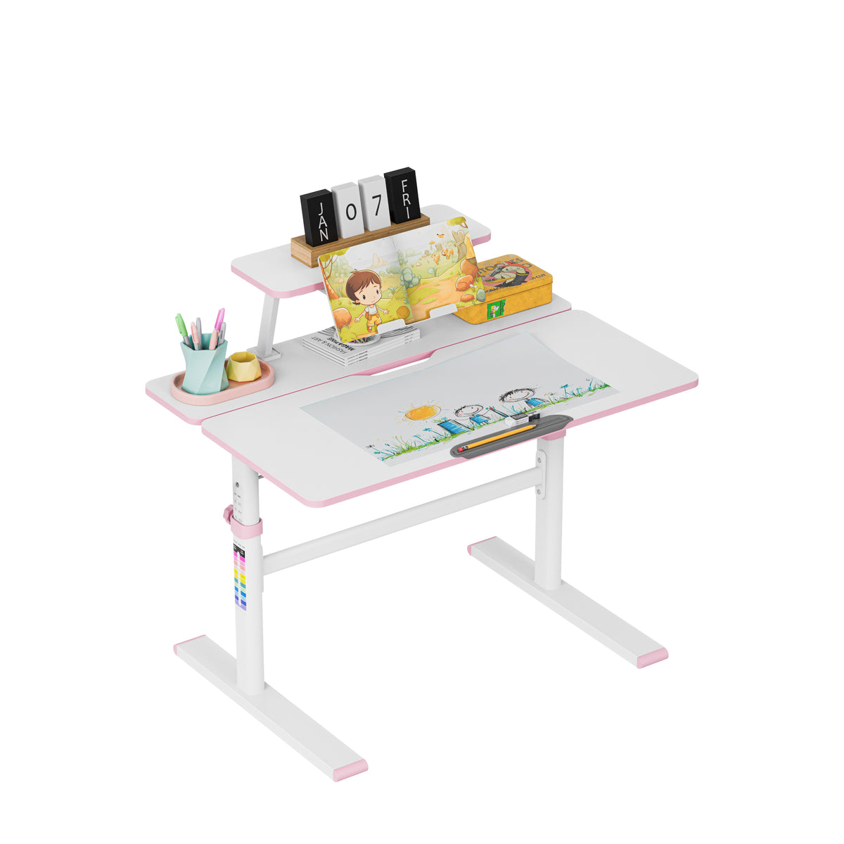 Mark Adler Study 3.7 Pink 90 cm adjustable children’s desk