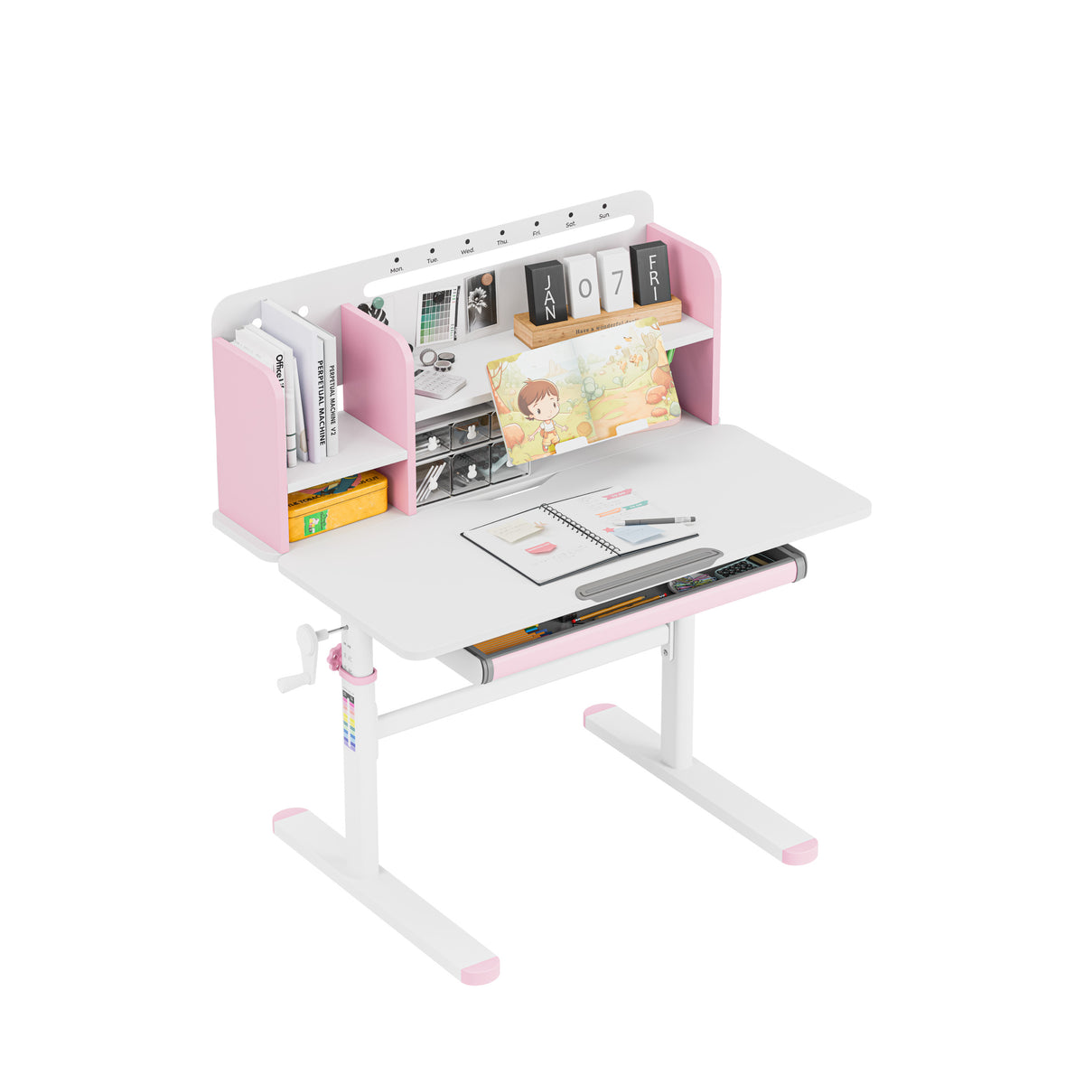 Mark Adler Study 5.0 Pink 90 cm Ergonomic Children’s Desk