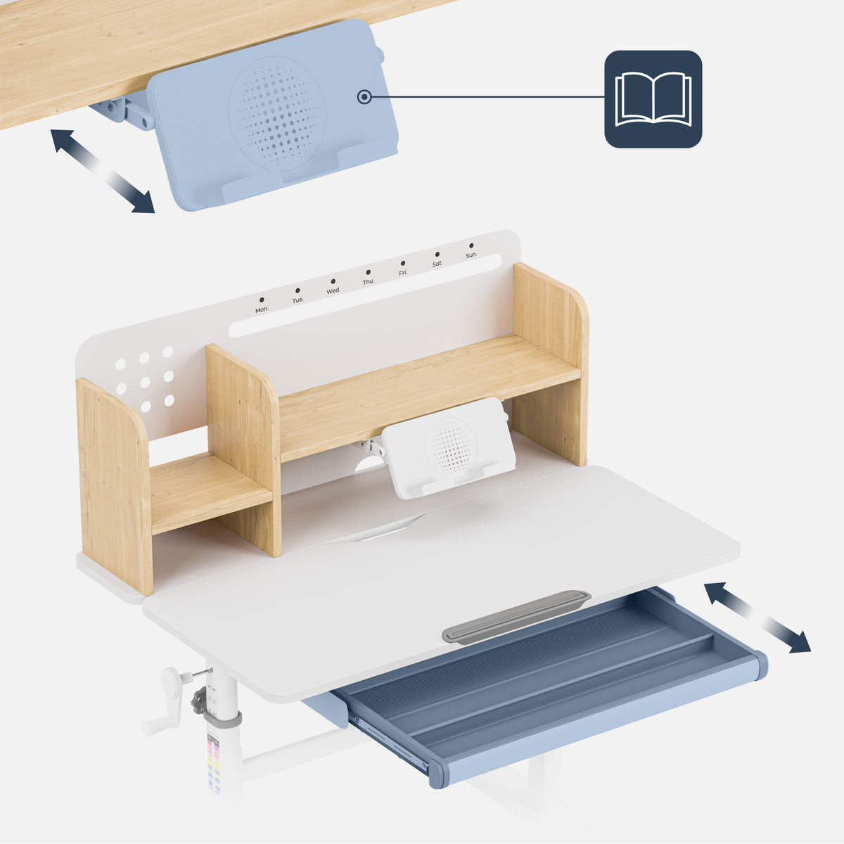 Mark Adler Study 5.0 Wood 90 cm ergonomic children’s desk