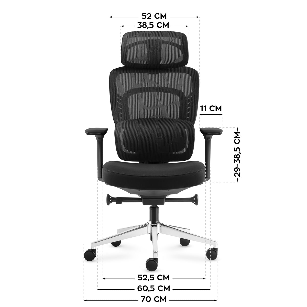 Mark Adler Visioner 6.1 Black massage office chair