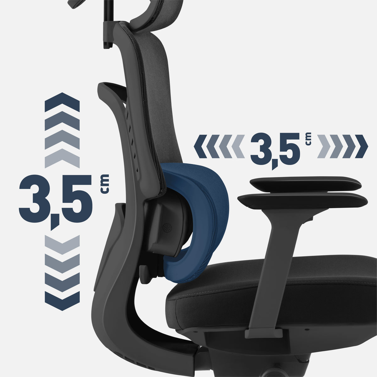 Mark Adler Visioner 6.1 Black massage office chair