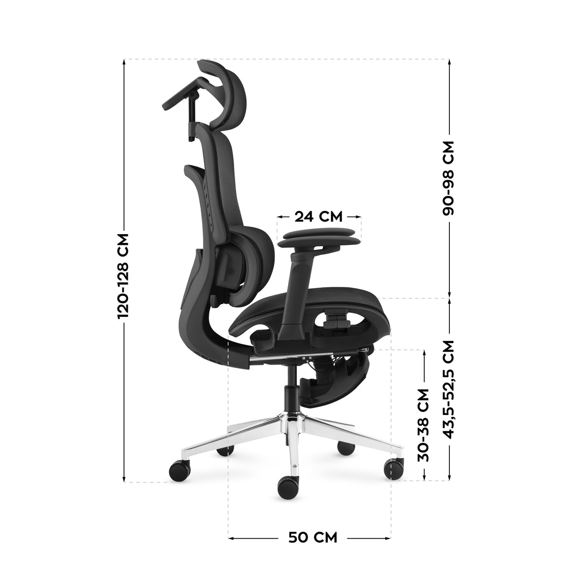 Mark Adler Visioner 8.3 Black massage office chair