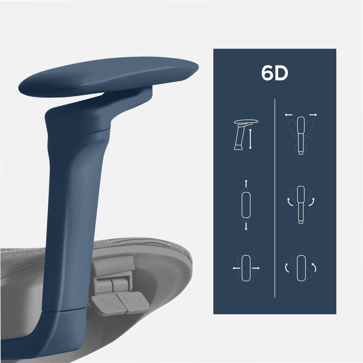 FusionArm 6D armrests